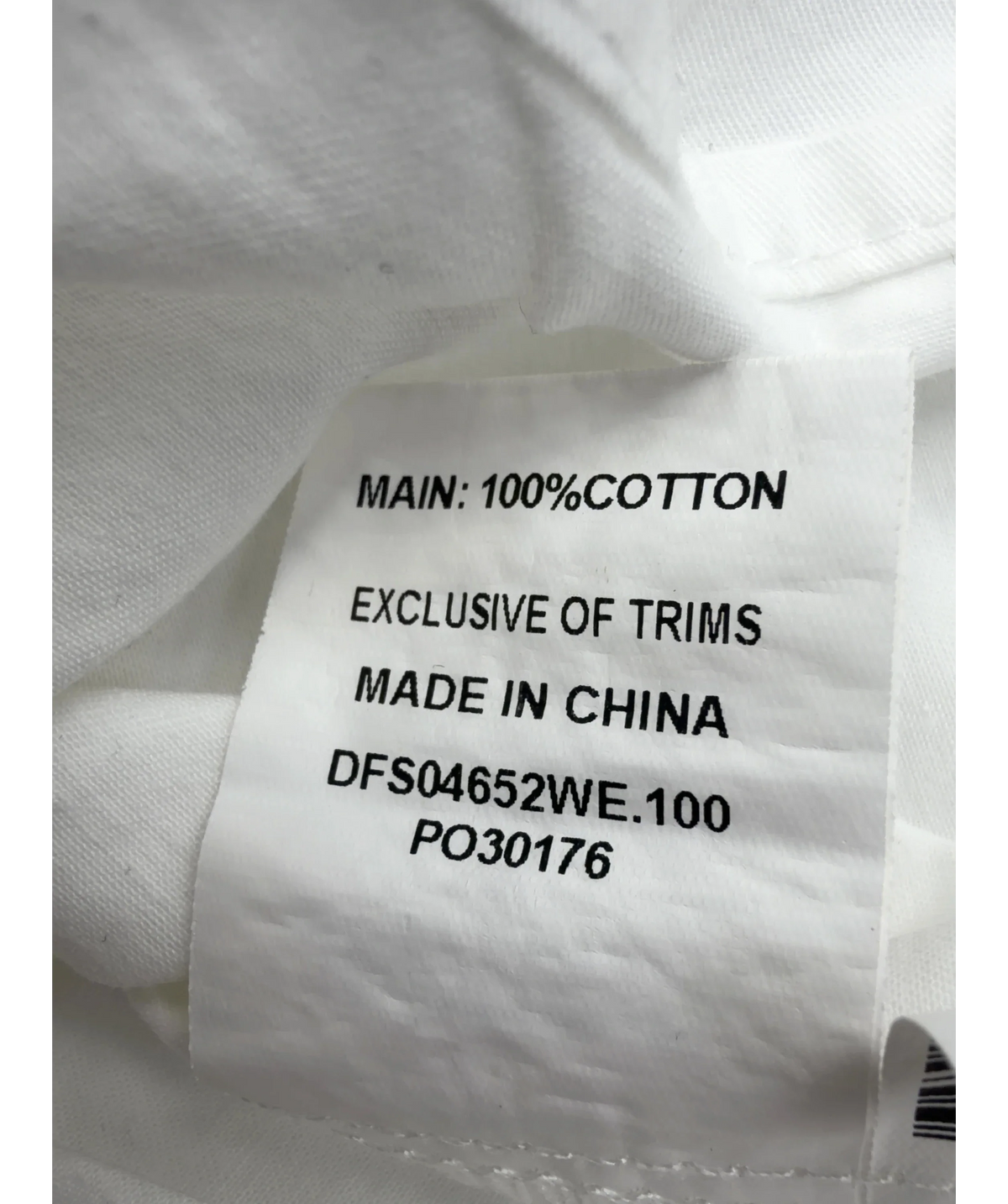 DISSH White Colour, size UK 6 — label