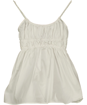 DISSH White Ruched Cami UK 6