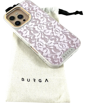 Burga Pink Lace Floral Phone Case