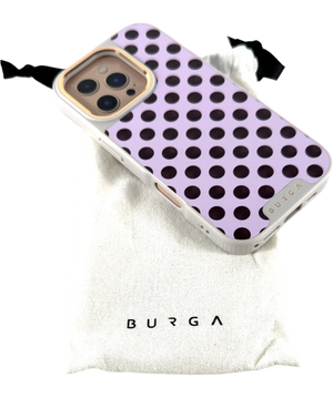 Burga Purple Polka Dot Phone Case