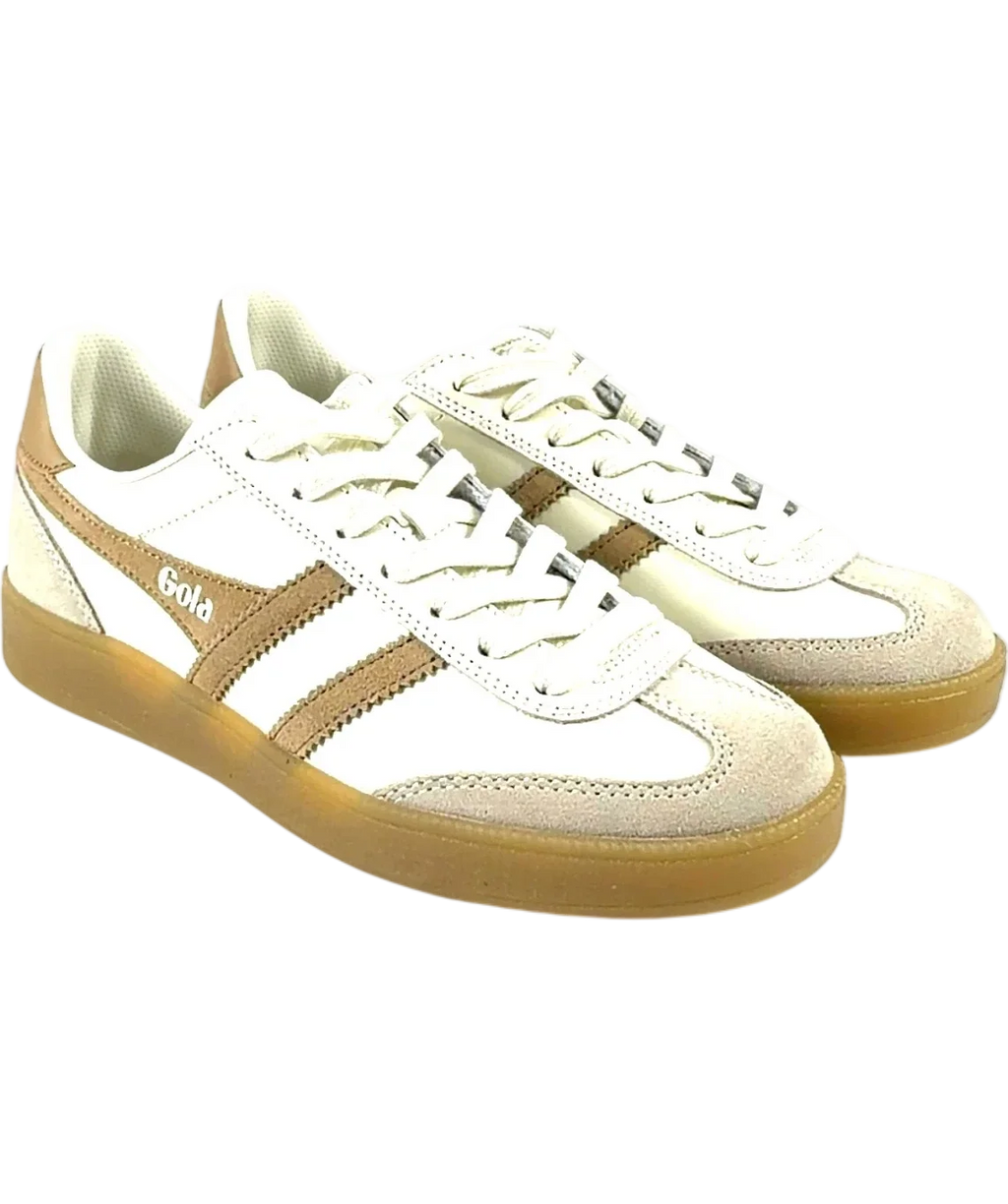 Gola White Viper Leather trainers, size UK 5 EU 38 👠 — front