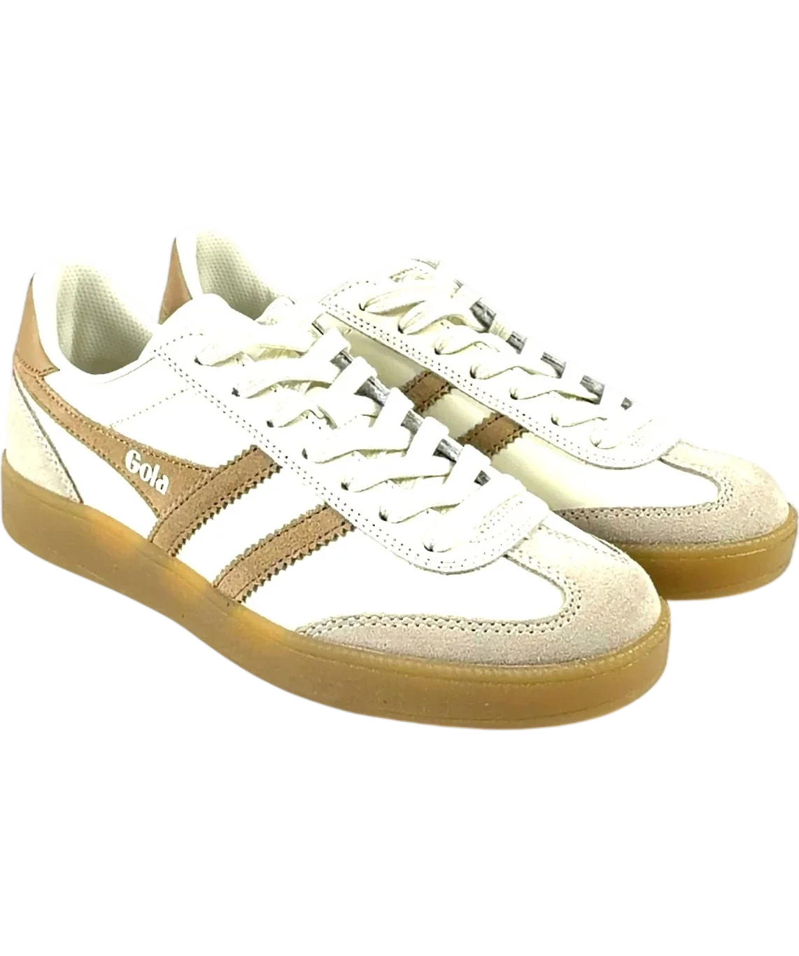 Gola White Viper Leather trainers, size UK 5 EU 38 👠 — front