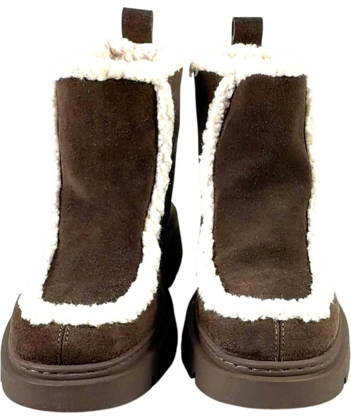 INUIKII Brown Biker Suede, size UK 5 EU 38 👠 — detail