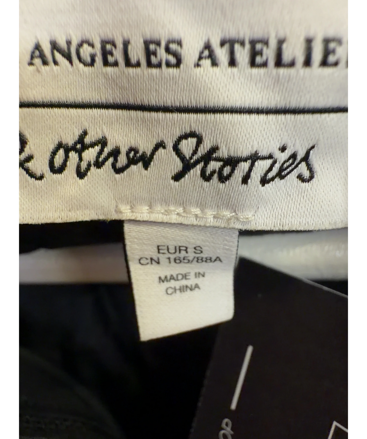 & OTHER STORIES Black Colour, size UK S — care label