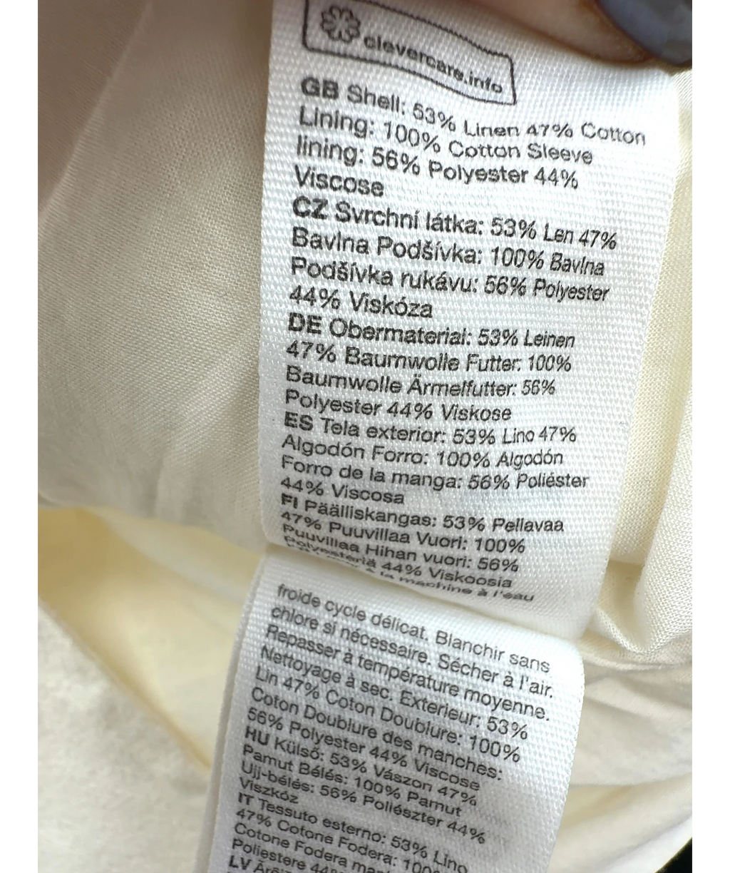 & OTHER STORIES cream Colour, size UK 6 — label