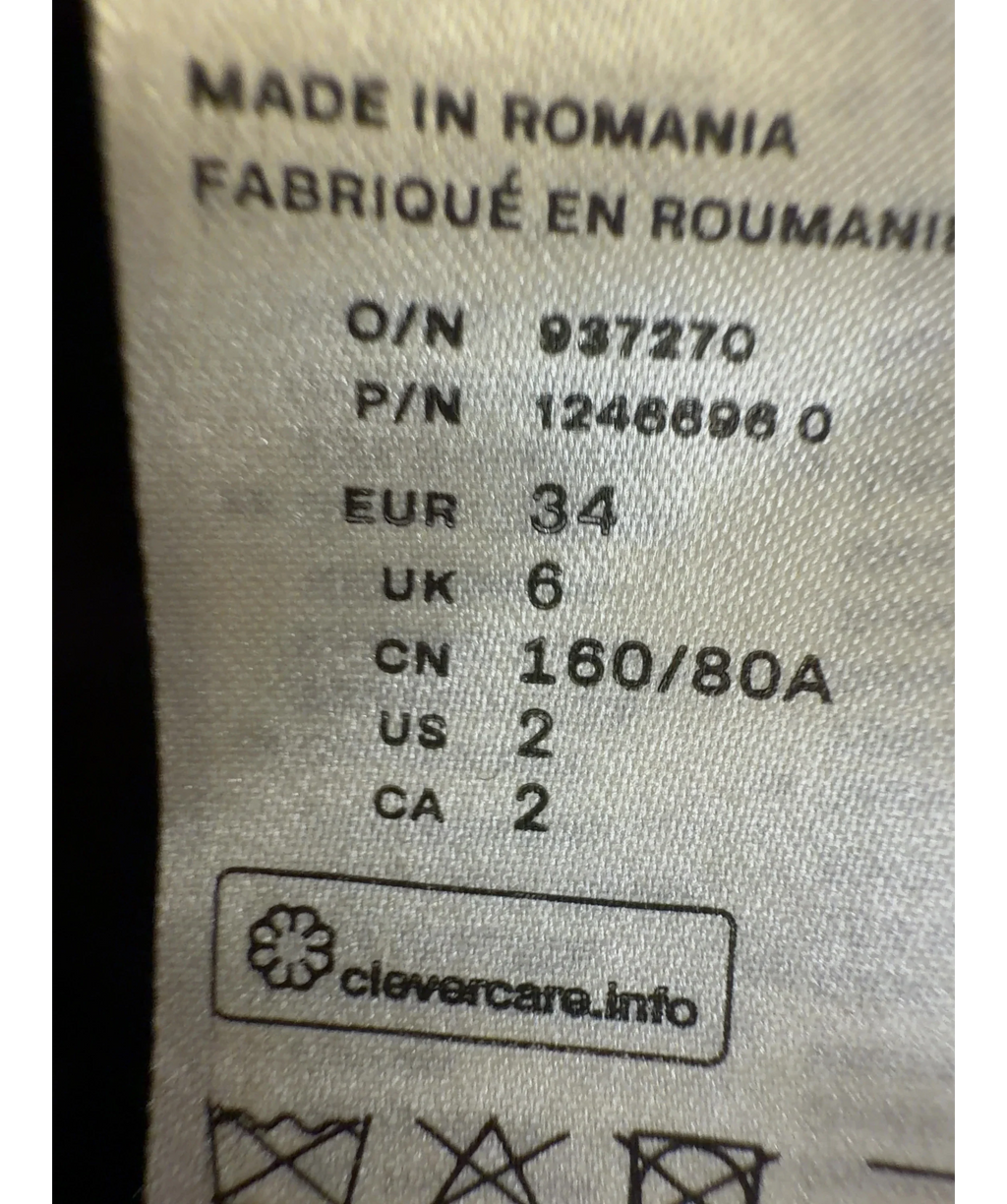 ARKET burgundy Colour, size UK 6 — care label