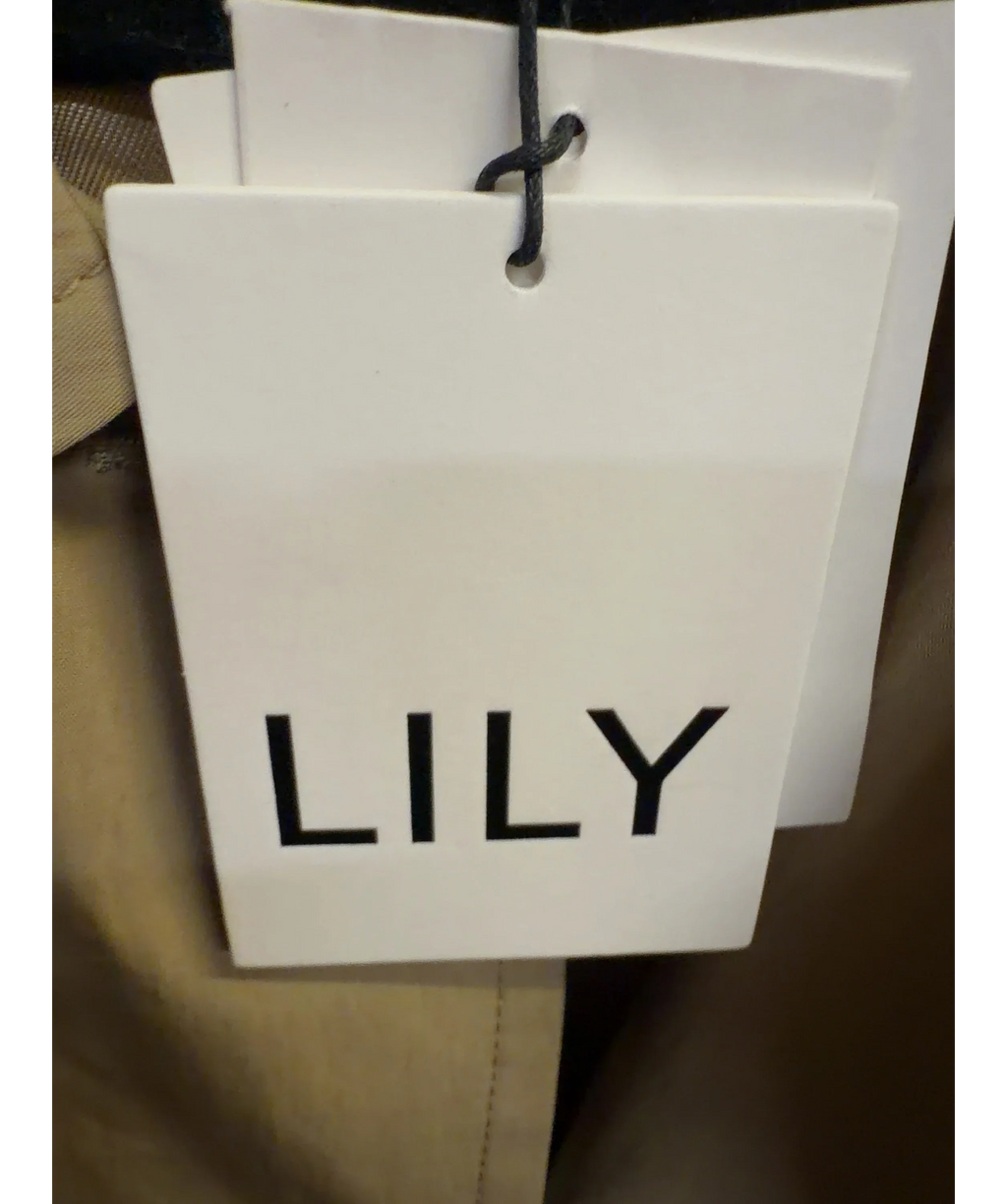LILY Beige Yarita Trench Coat, size UK 8 — detail