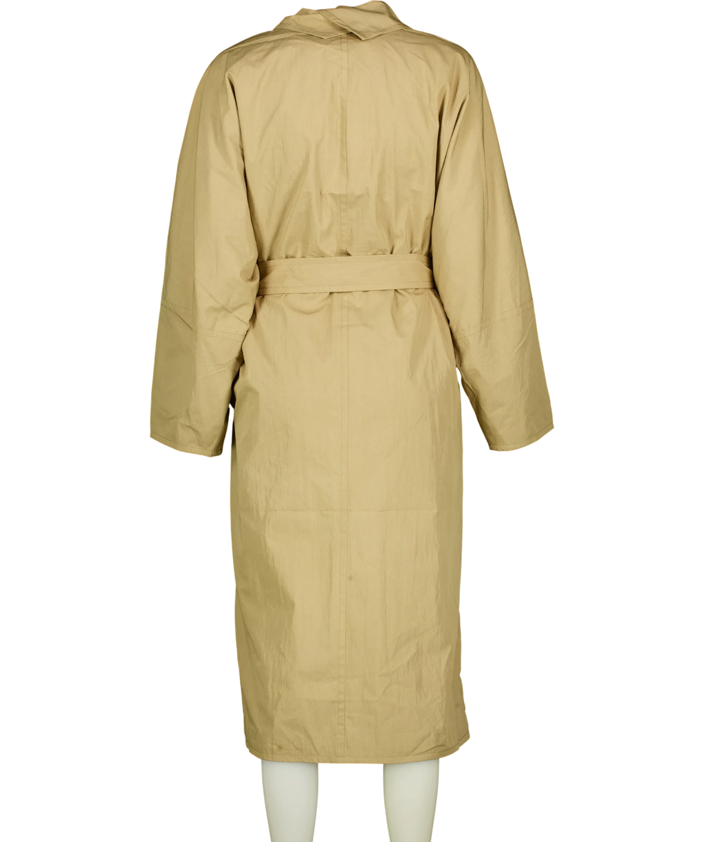 LILY Beige Yarita Trench Coat, size UK 8 — back
