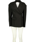 LILY Black Quinn Blazer, size UK 8 — front