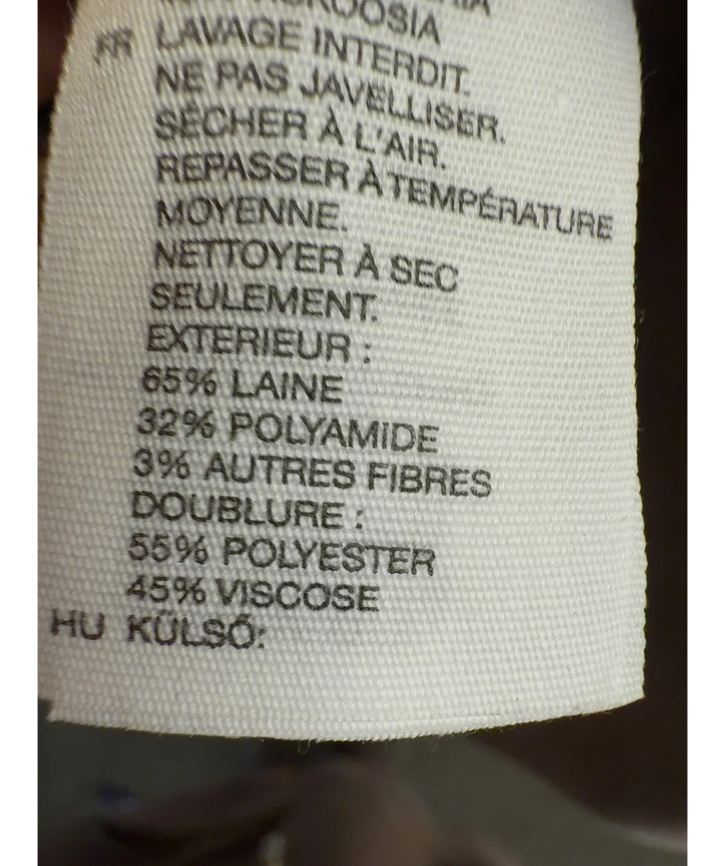 & OTHER STORIES Beige Wool Blend Blazer, size UK 6 — label