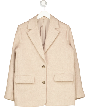 & Other Stories  Beige Wool Blend Oversized Blazer  UK 6