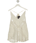 Free People White Offbeat Muse Tunic, size UK XS — front