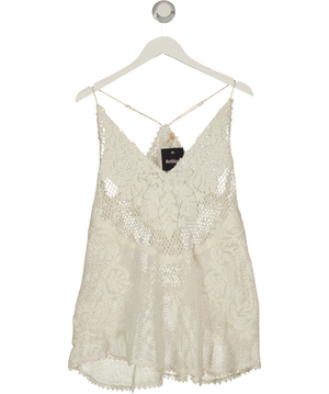 Free People Offbeat Muse Tunic Ivory  White Dress UK XS