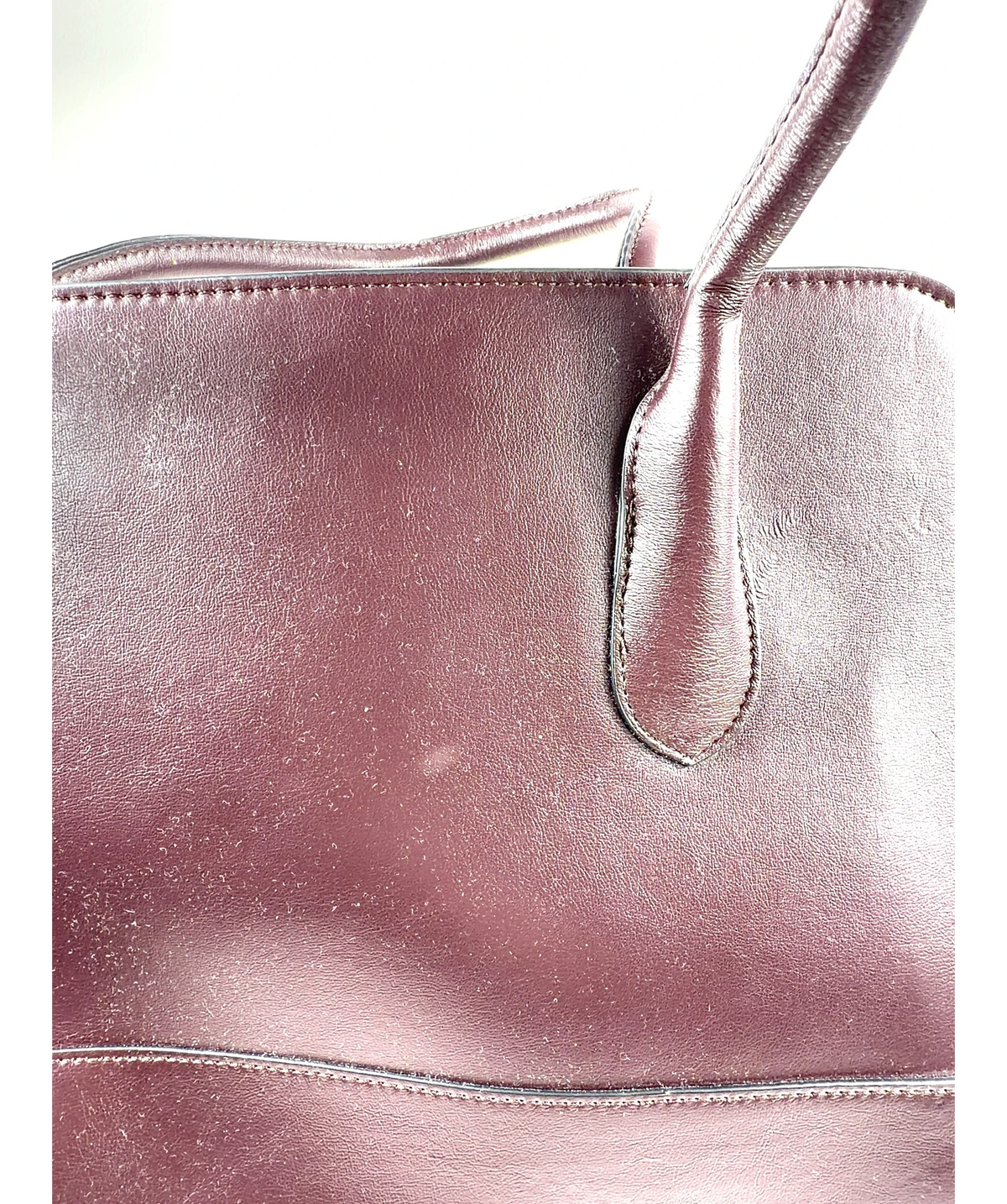 M&S burgundy Colour — care label