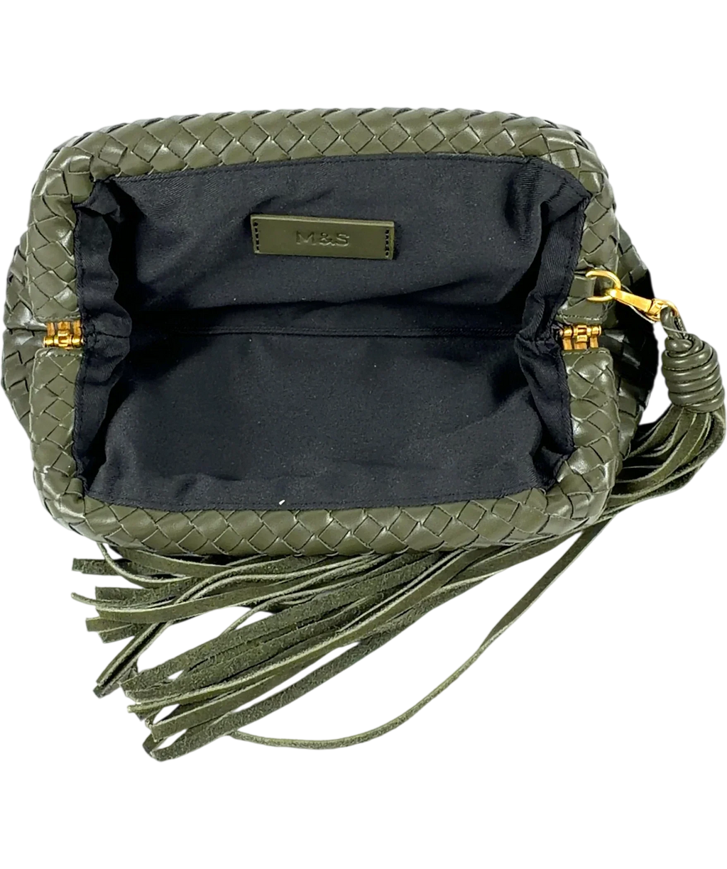 M&S olive green Colour — detail