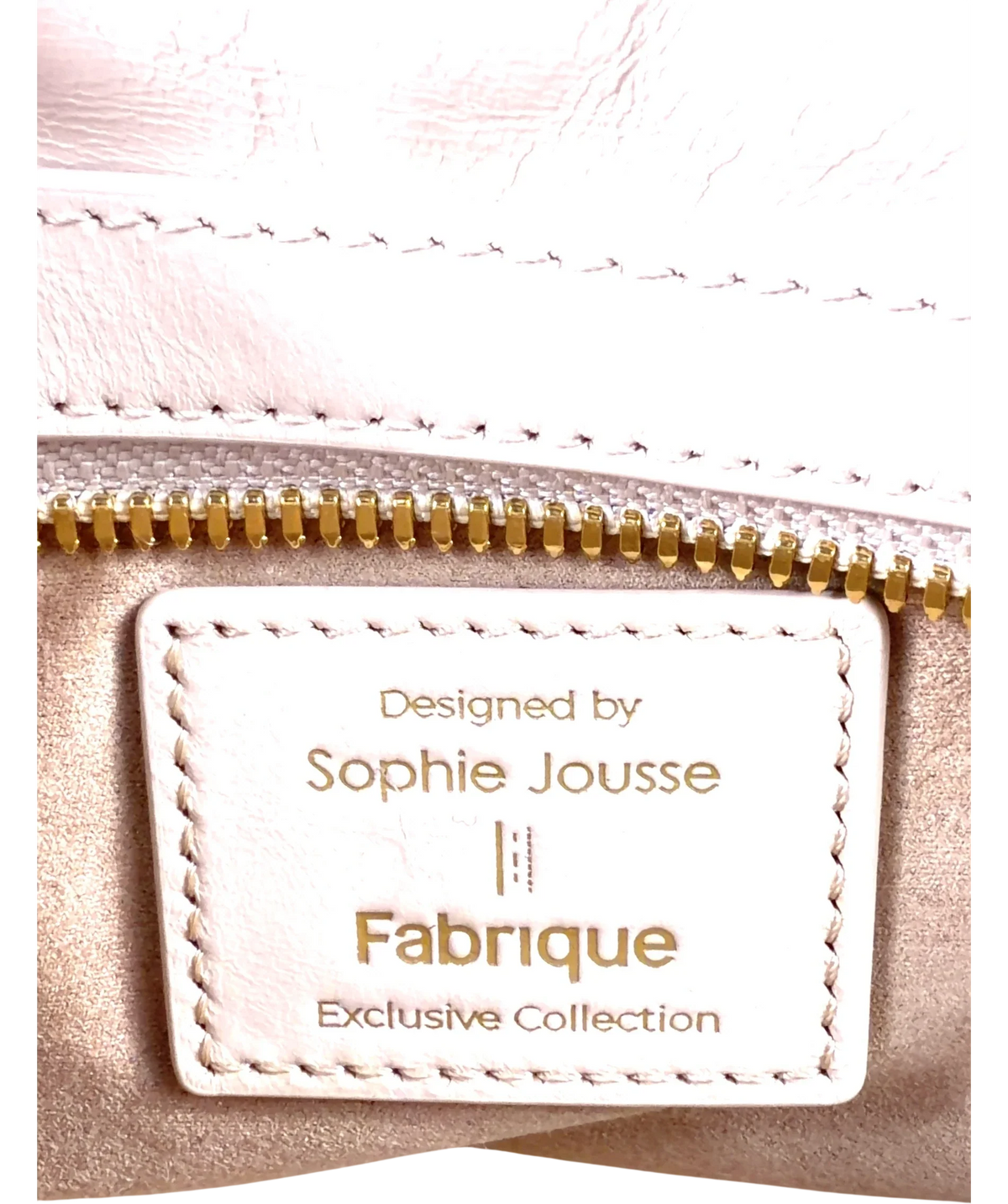 Fabrique Beige East West Shoulder Bag — additional view