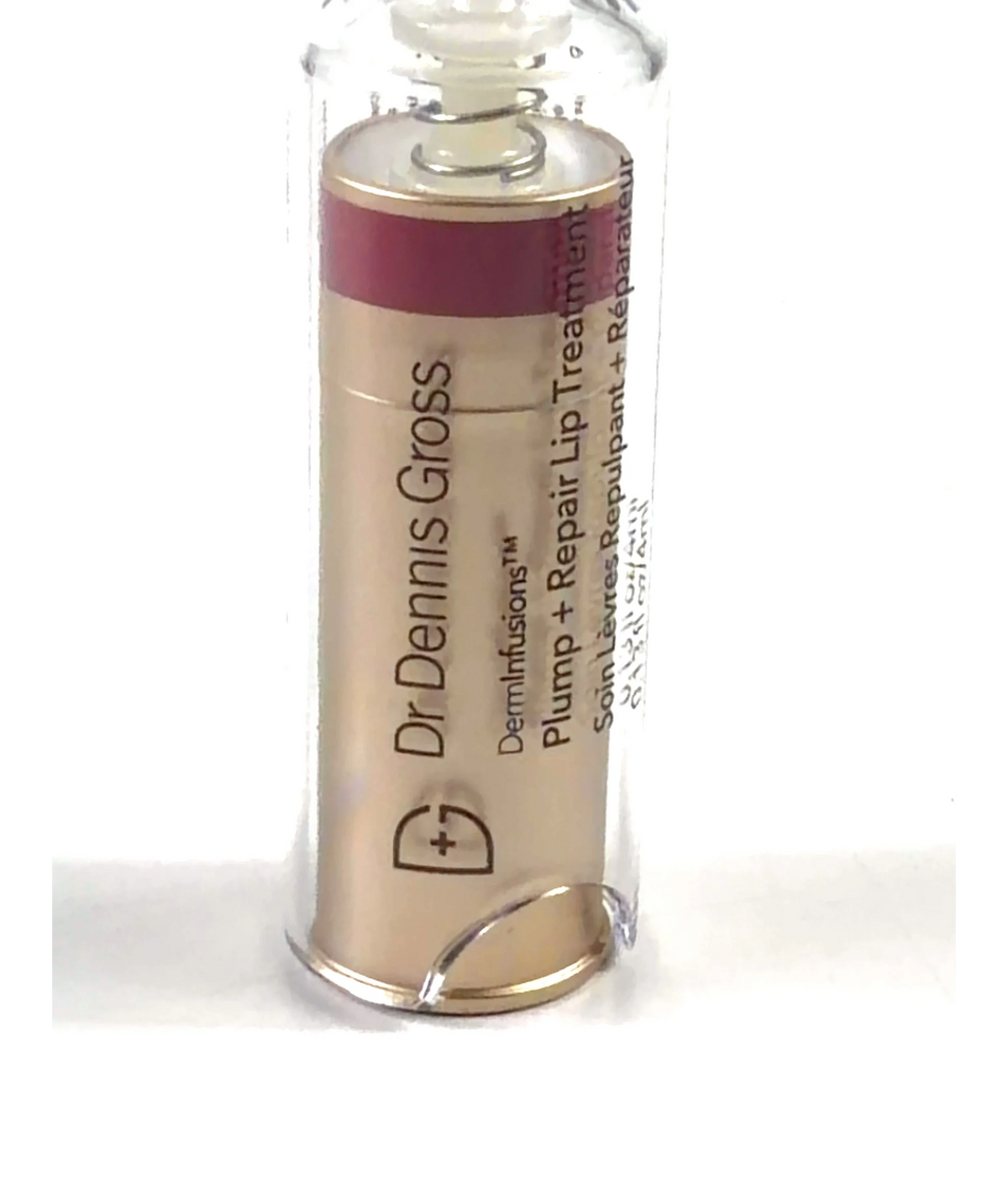 Dr Dennis Gross DermInfusions Plump + Repair Lip Treatment, size 4ml — label