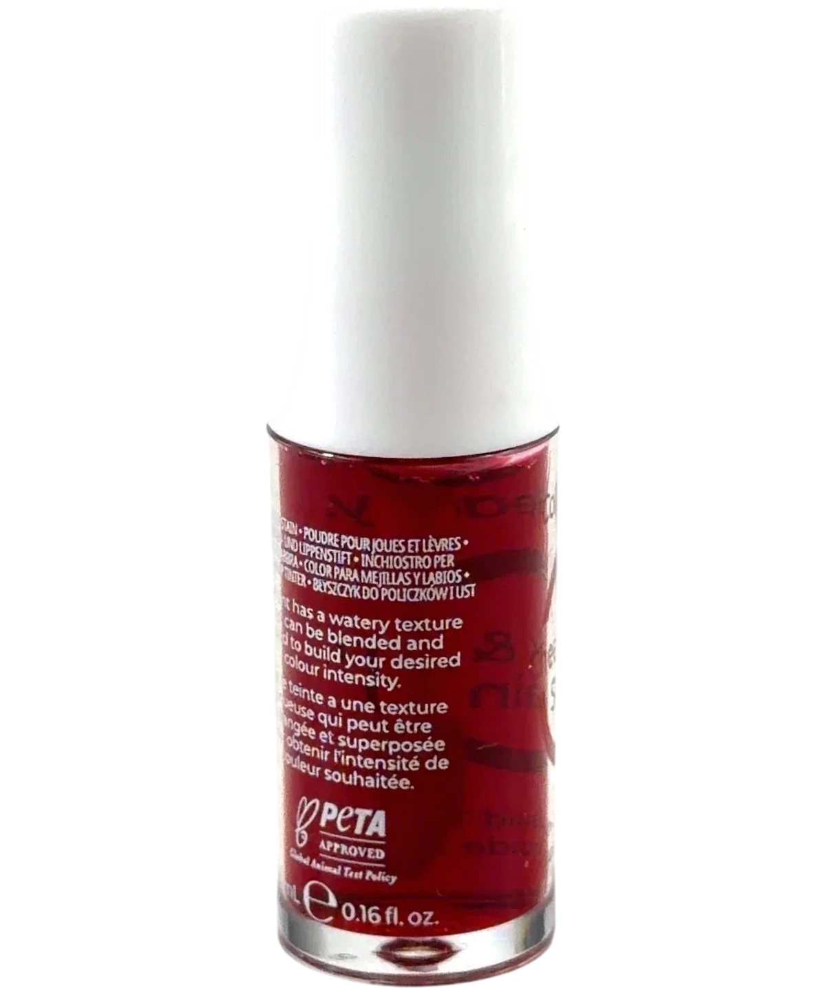 Mco beauty Rosy Red Cheek & Lip Stain, size 5ml — back