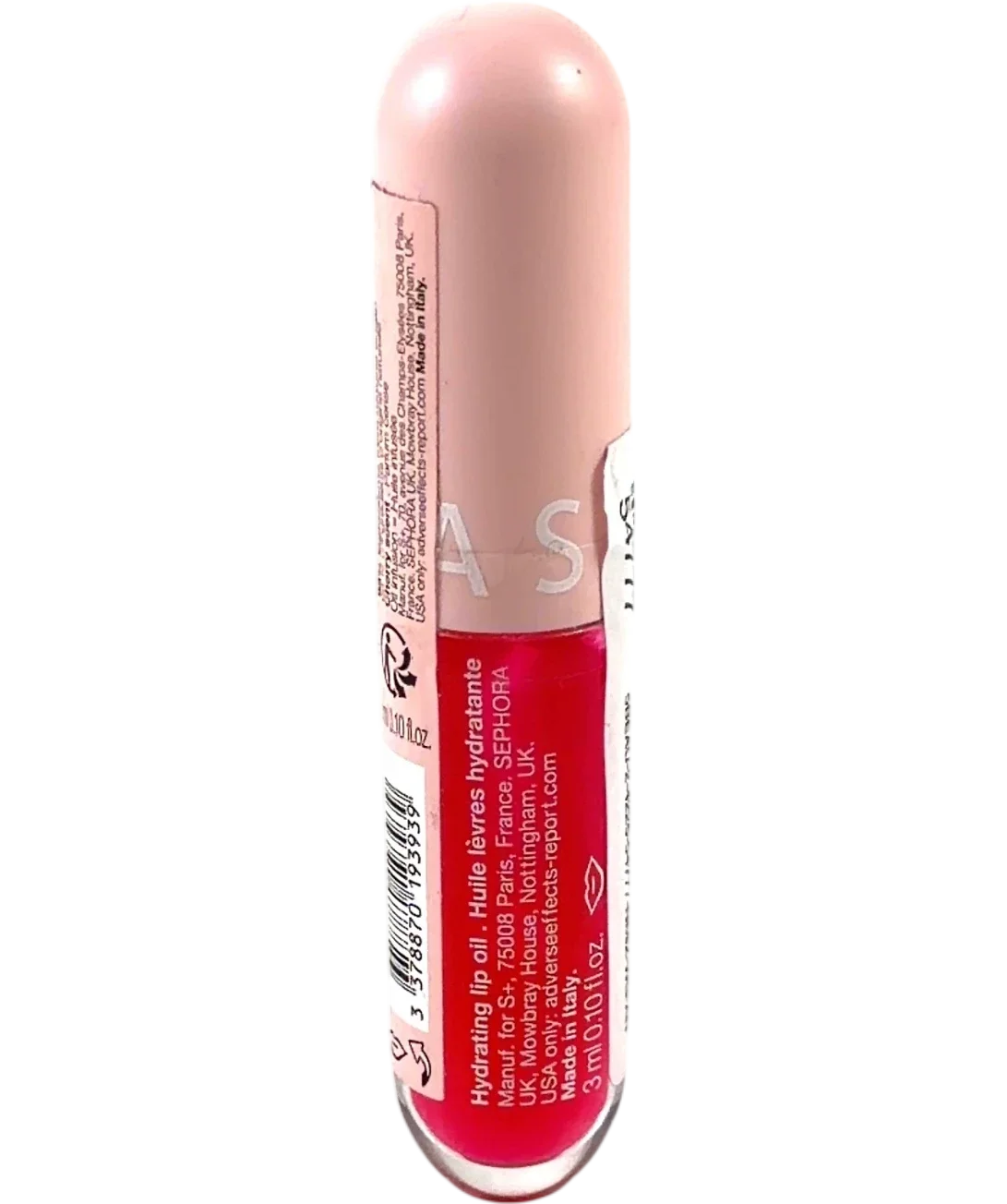 sephora OIL INFUSION, size 3ml — back