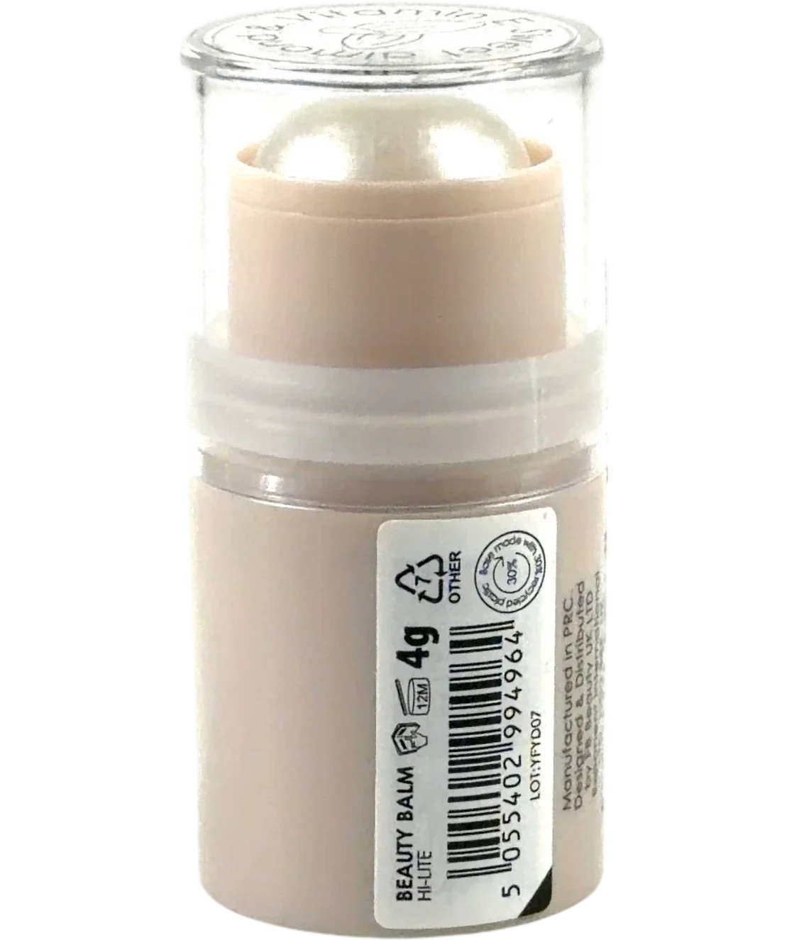 MUA Makeup Academy HI-LITE BEAUTY BALM, size 4g — back