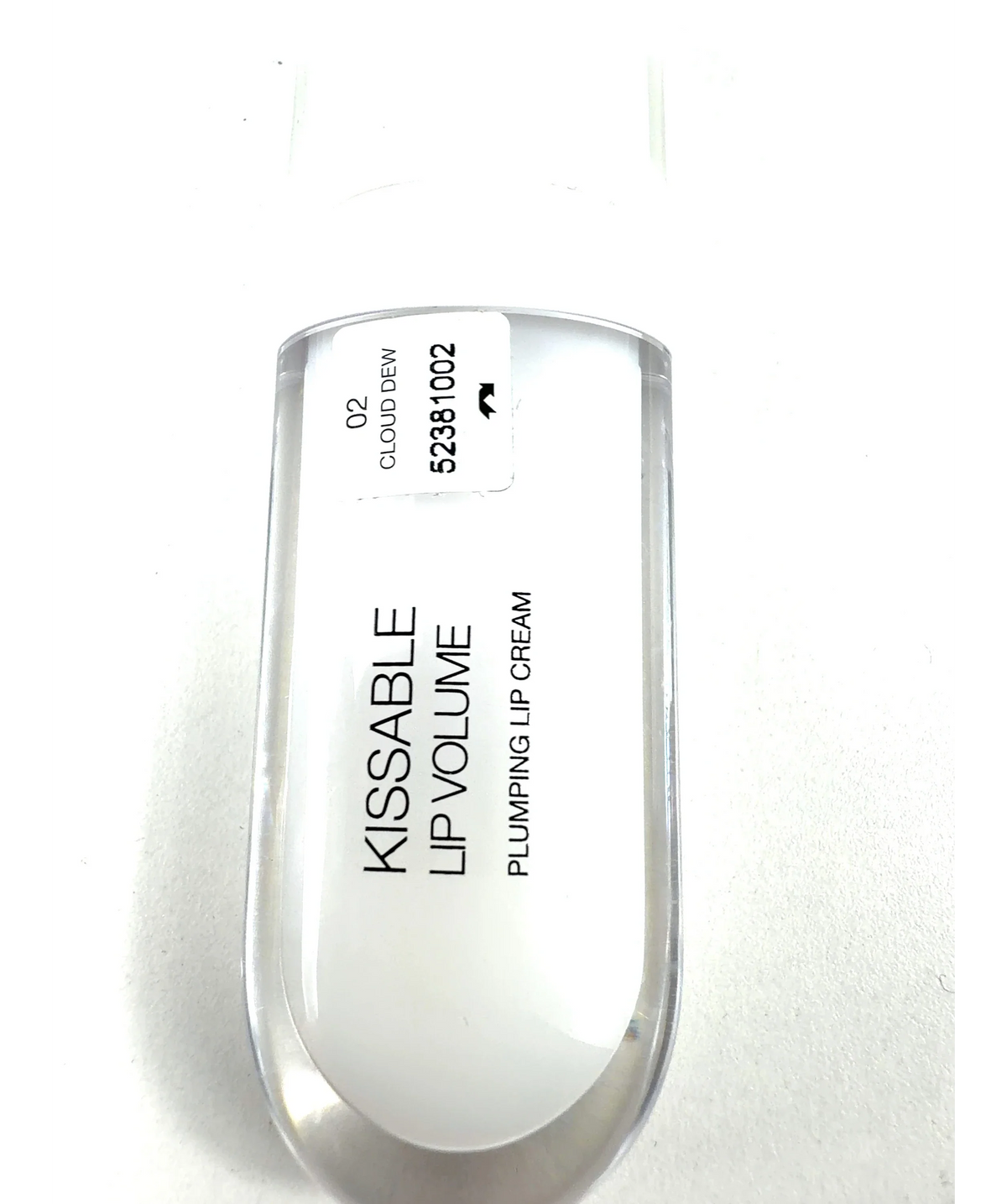 KIKO 02 Cloud Dew Kissable Lip Volume Plumping Lip Cream, size 6.5ml — care label