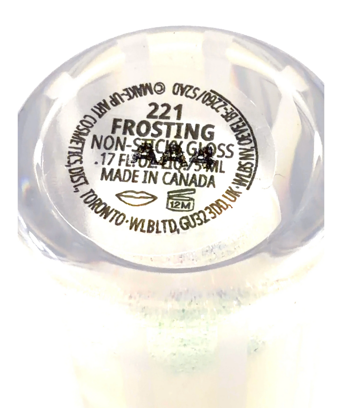 MAC 221 Frosting FROSTING, size 5ml — care label