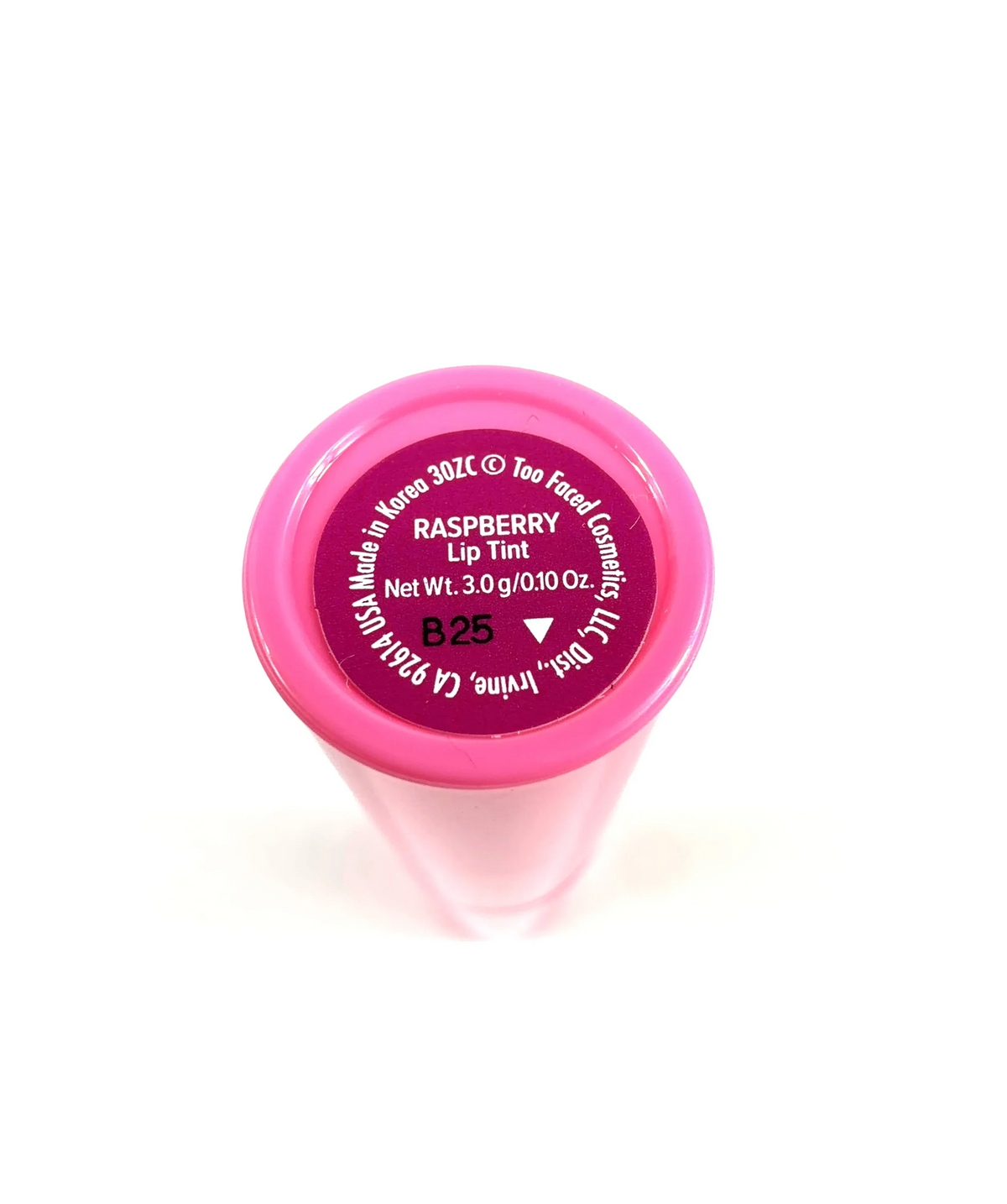 Too Faced Raspberry KISSING JUICY tint, size 3.0g — detail