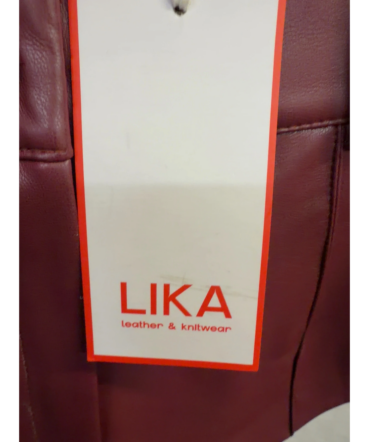 LIKA burgundy Colour, size UK 10 — detail