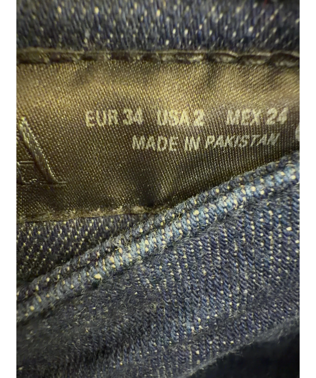 ZARA dark blue Colour, size UK 6 — care label