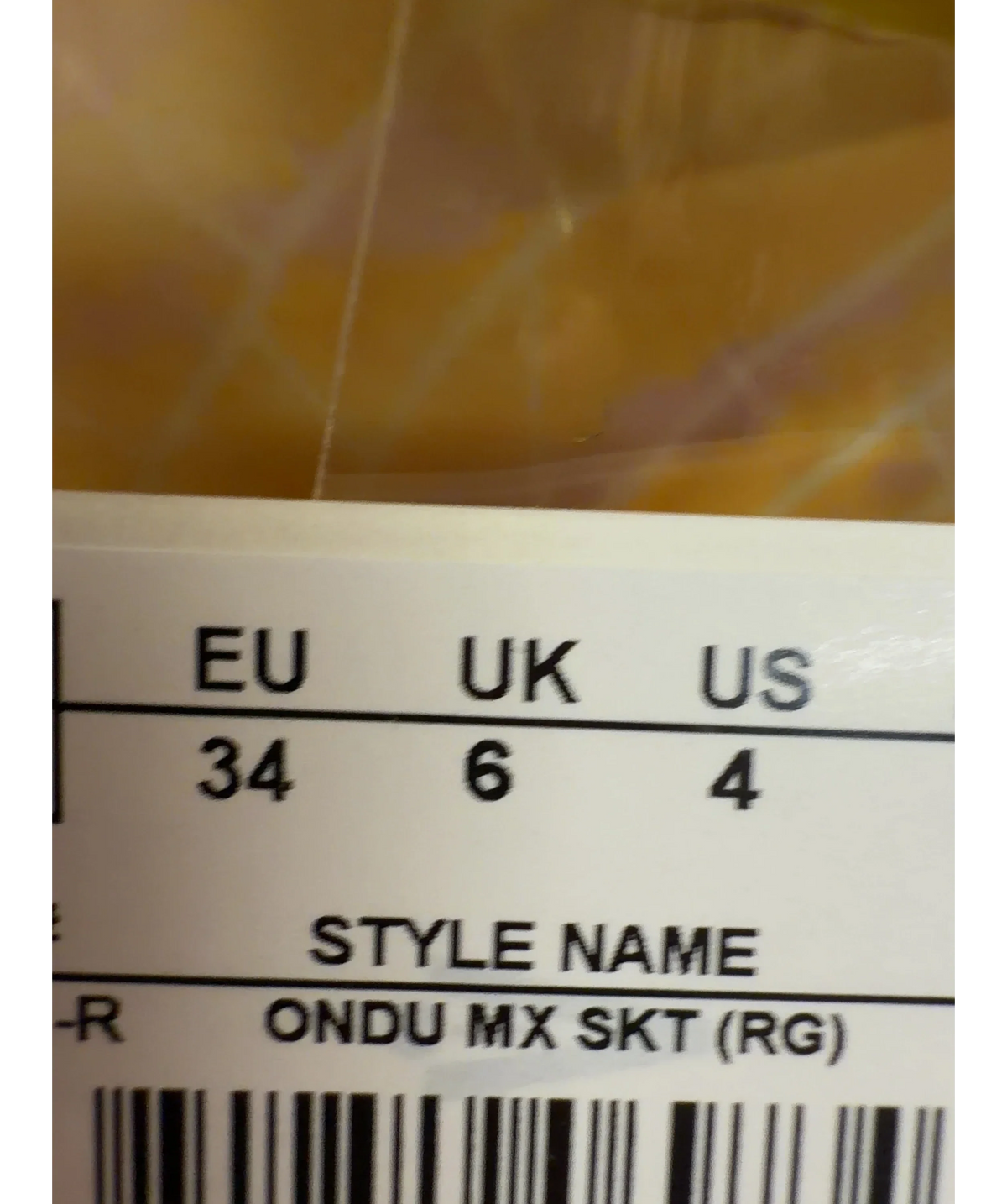 Andrea Iyamah Yellow Ondu Maxi Skirt, size UK 6 — detail