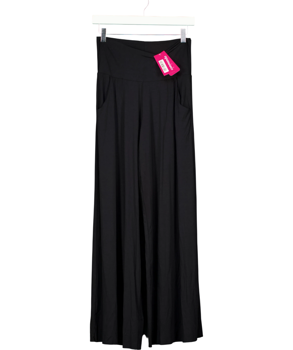 Commando Black Butter Wide Leg Lounge Pant, size UK S — front
