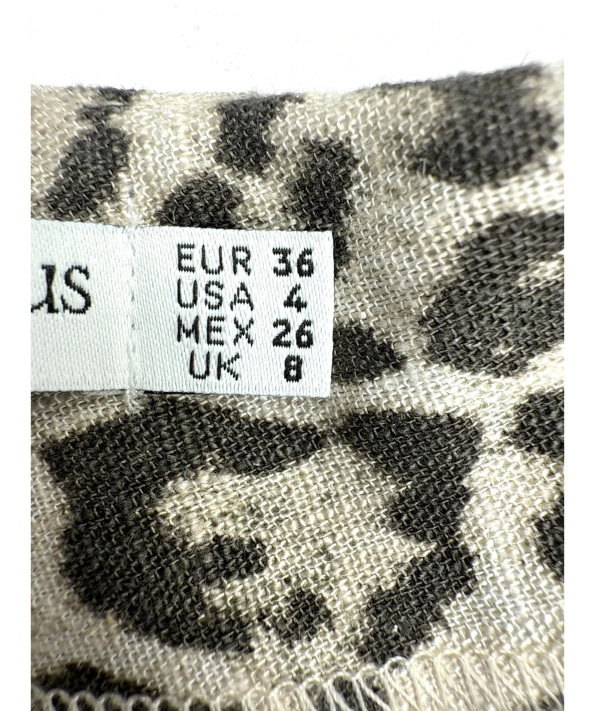 Stradivarius Brown Colour, size UK 8 — care label