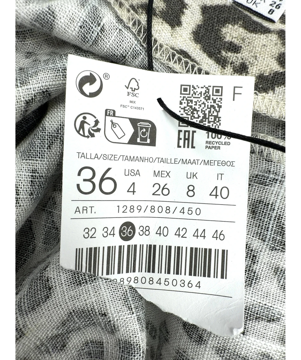 Stradivarius Brown Colour, size UK 8 — fabric detail
