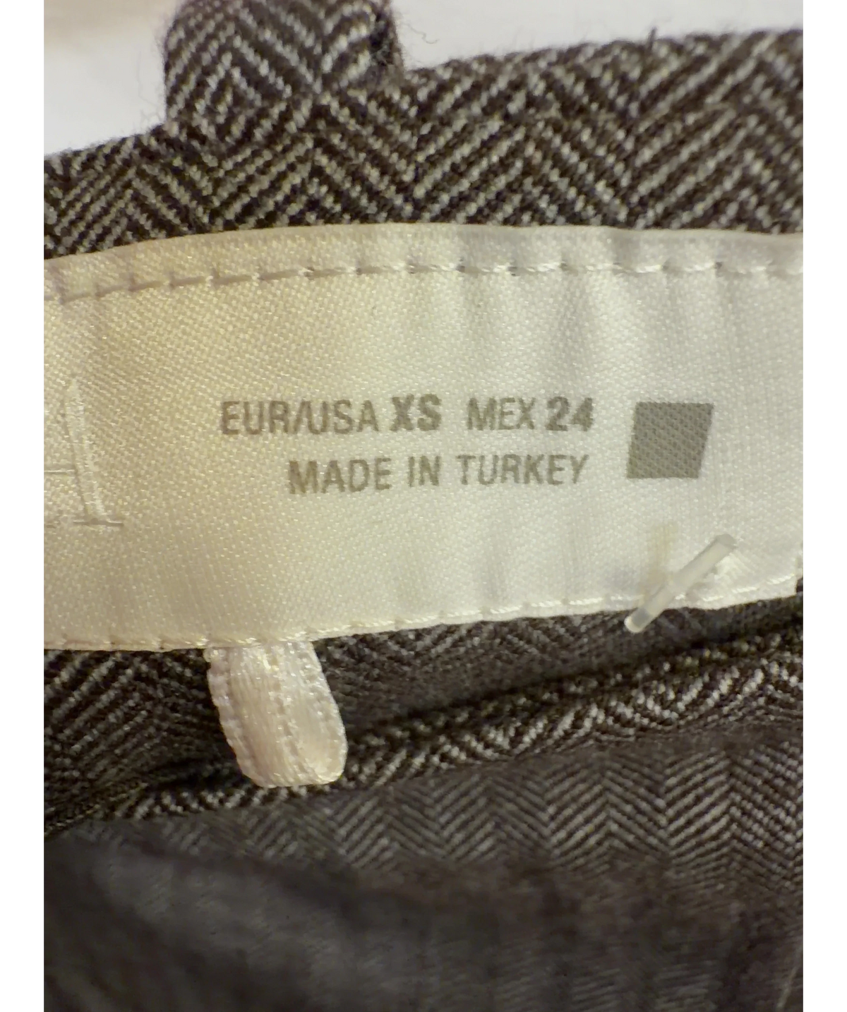 ZARA brown Colour, size UK XS — care label