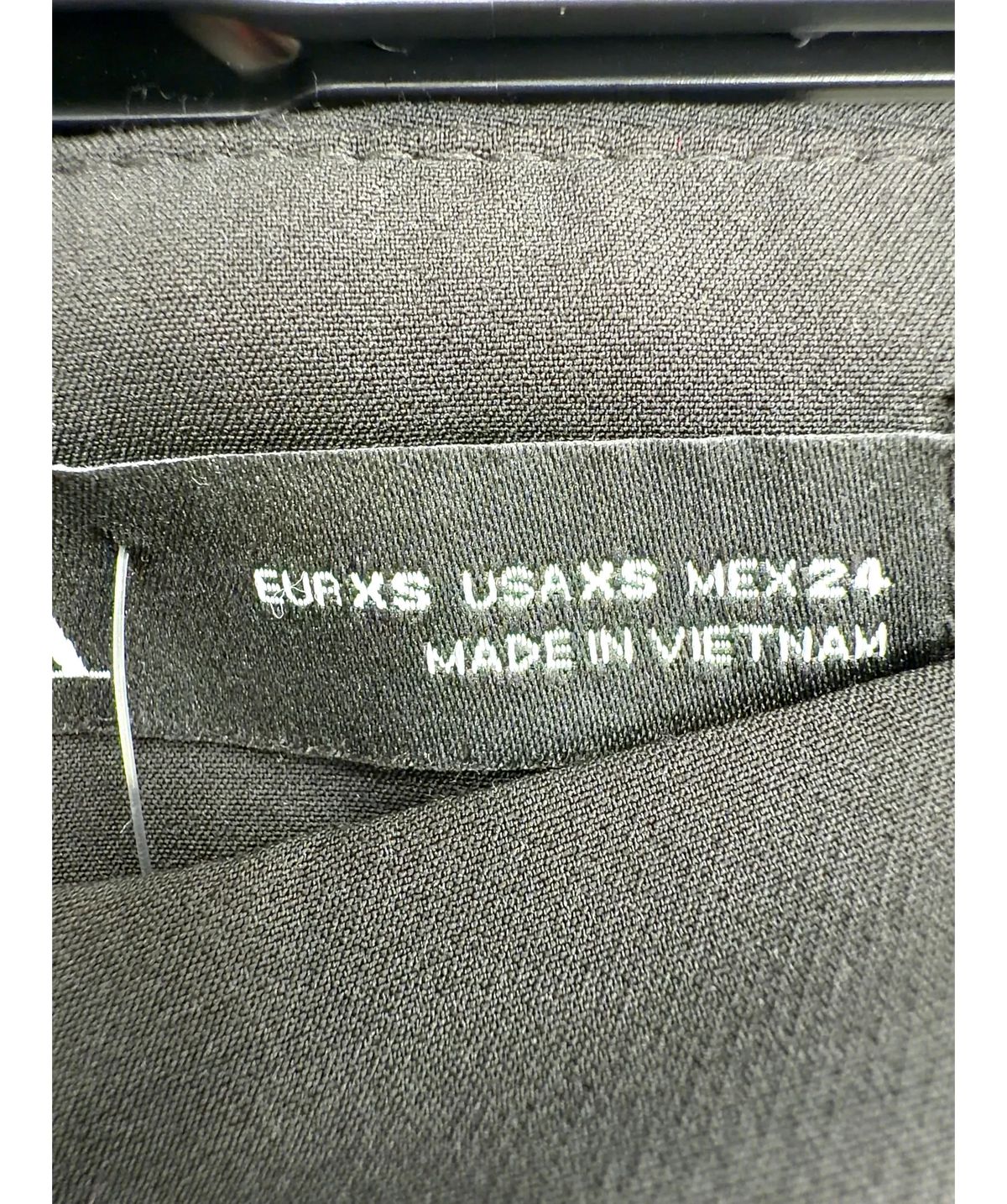 ZARA Black Colour, size UK XS — label