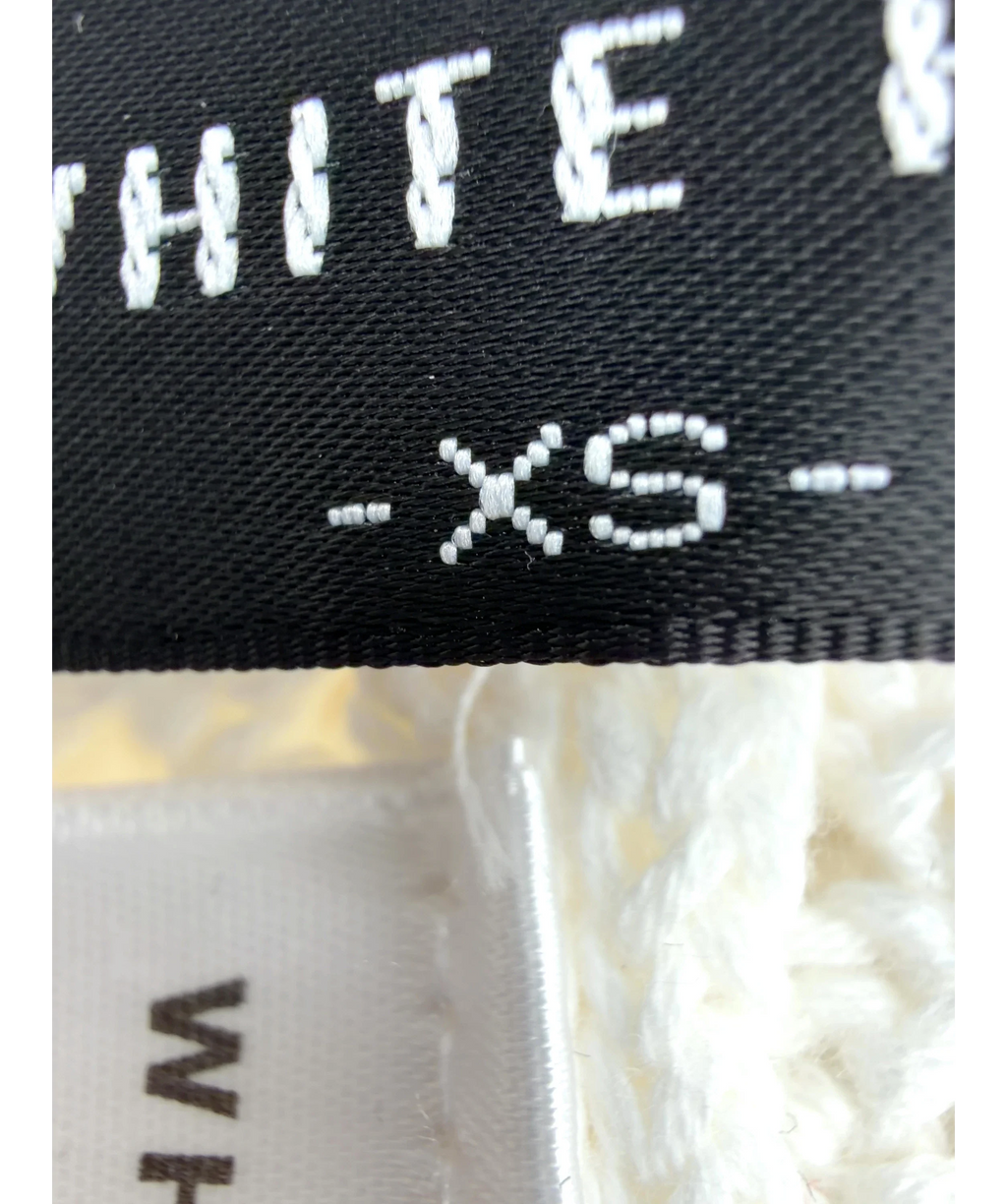 WHITE FOX White Want To Want Me Crochet Shorts, size UK XS — care label