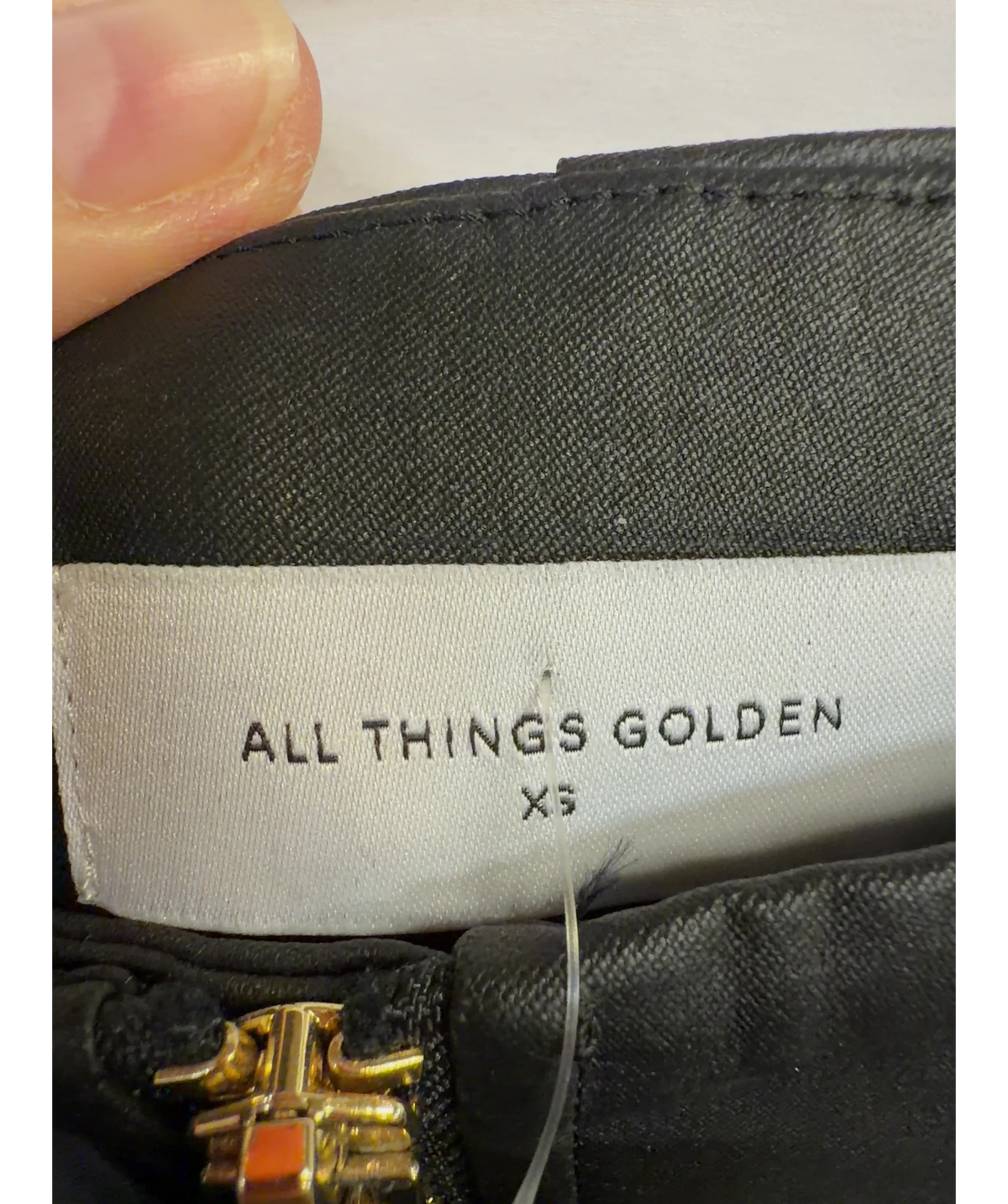 All Things Golden Black Colour, size UK XS — detail