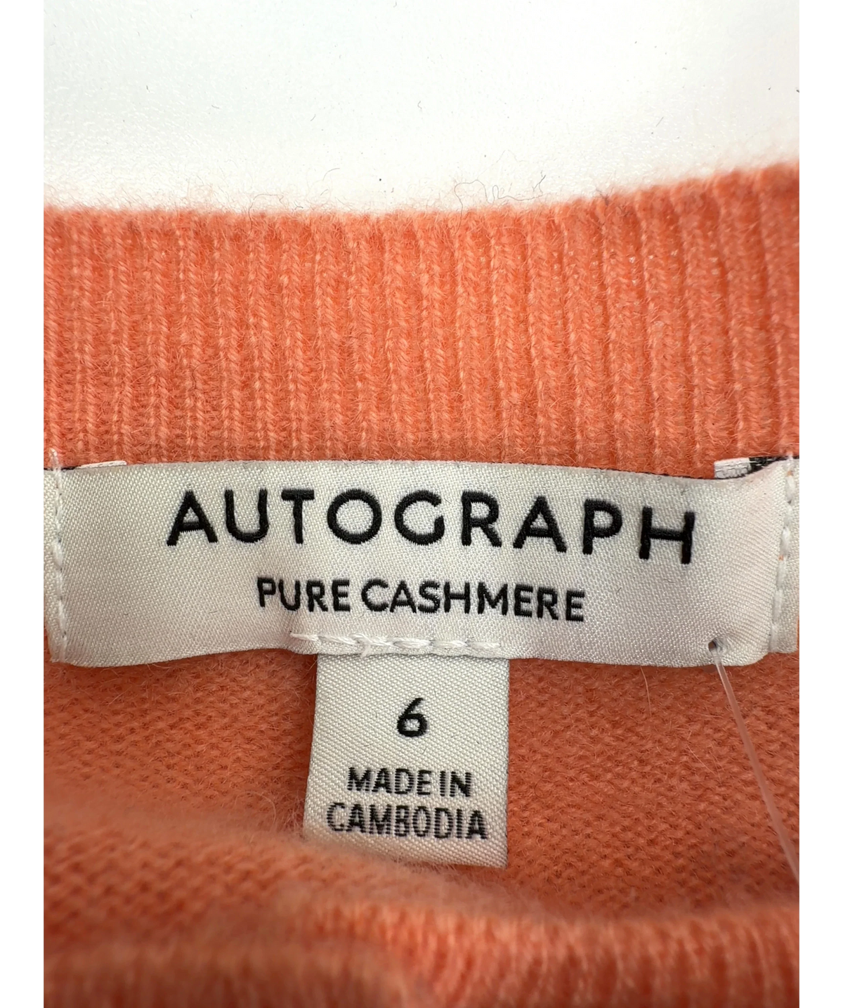 Autograph Orange Colour, size UK 6 — detail