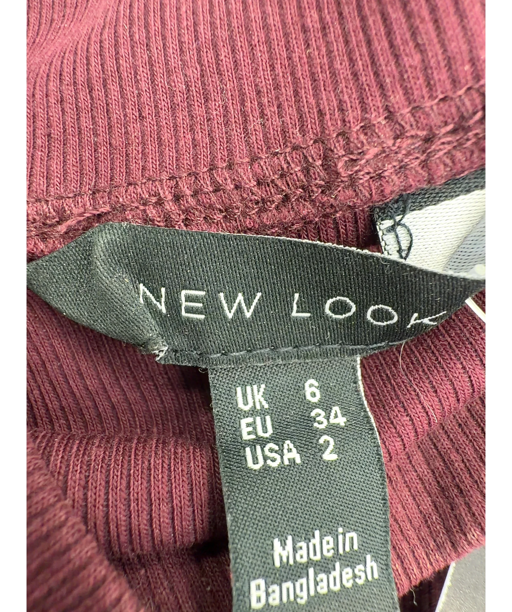 New Look burgundy Colour, size UK 6 — label