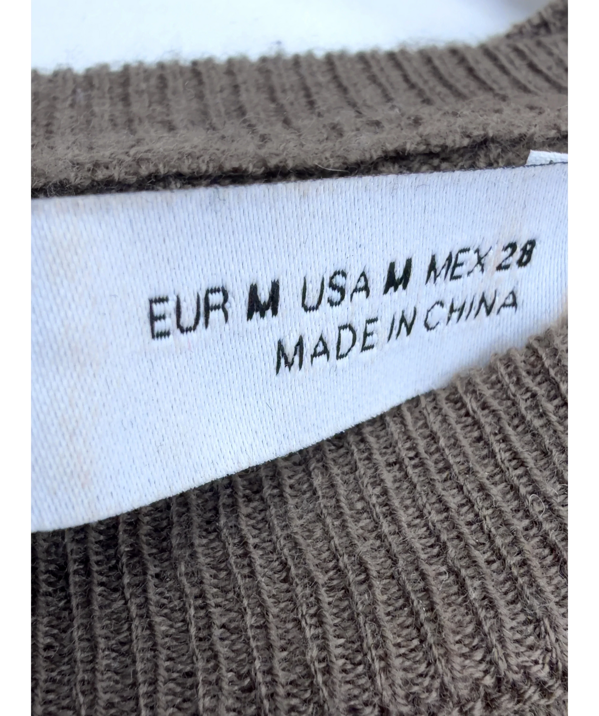 ZARA Green Colour, size UK M — care label