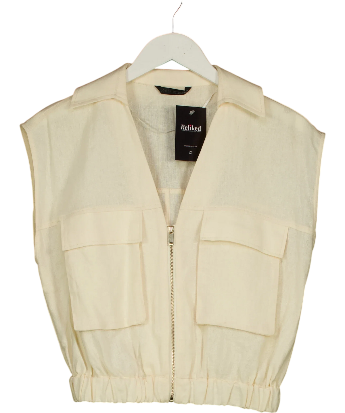 ZARA Cream Colour, size UK XS — front