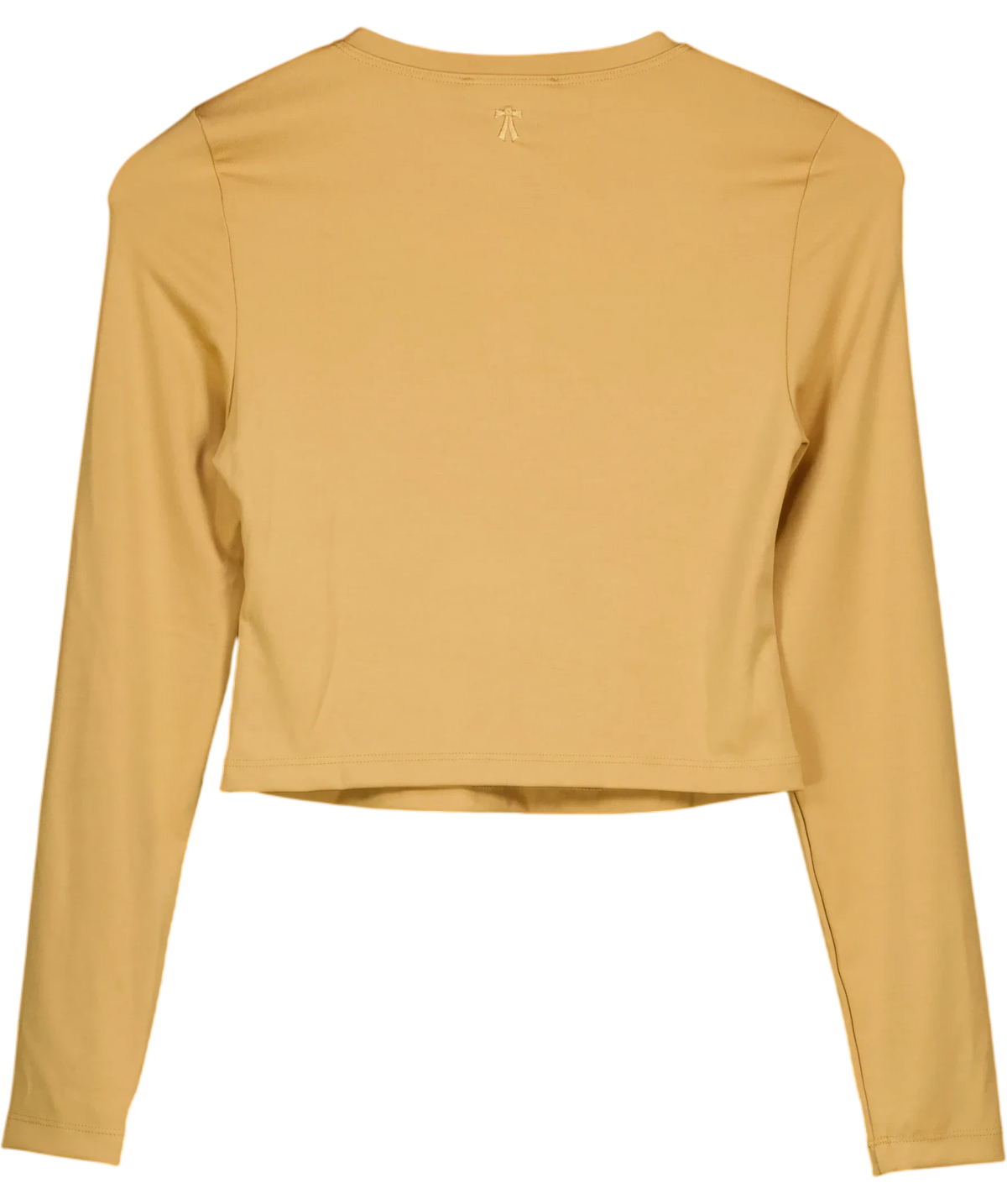 THE PARK camel Heather Long Sleeve Tee, size UK XS — back