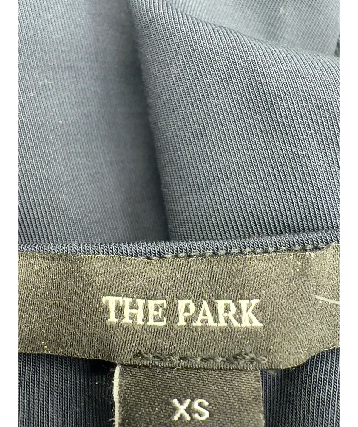 THE PARK Grey Penny Bodysuit, size UK XS — detail