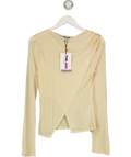 The-Are Beige Jersey Meant To Be Beige, size UK XS — front