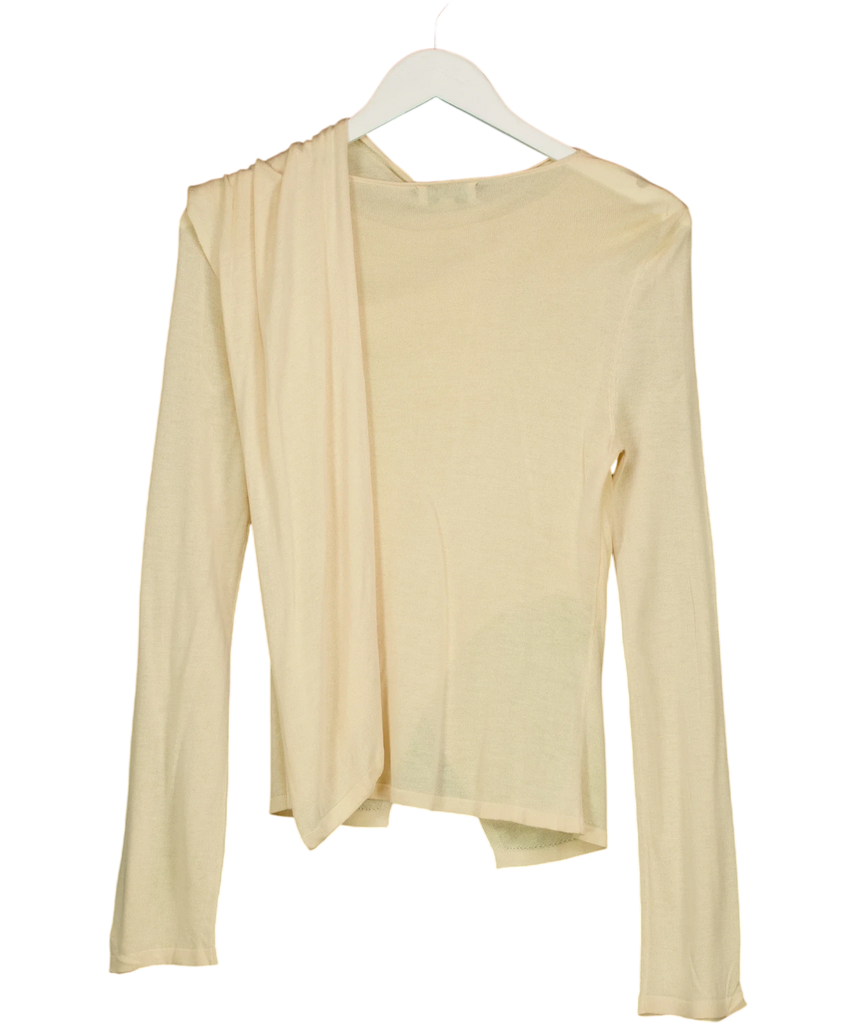 The-Are Beige Jersey Meant To Be Beige, size UK XS — back