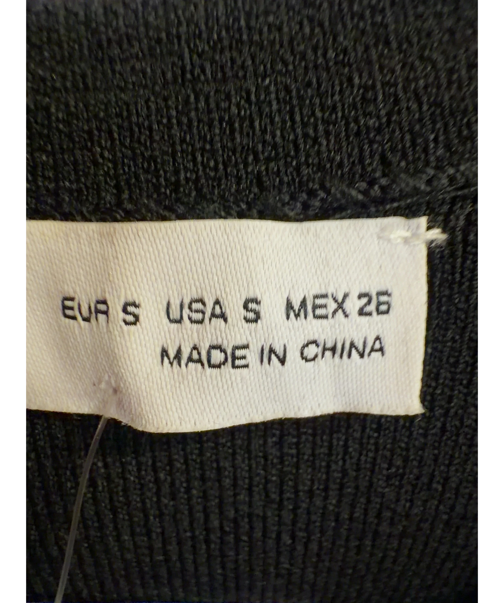 ZARA Black Colour, size UK S — care label