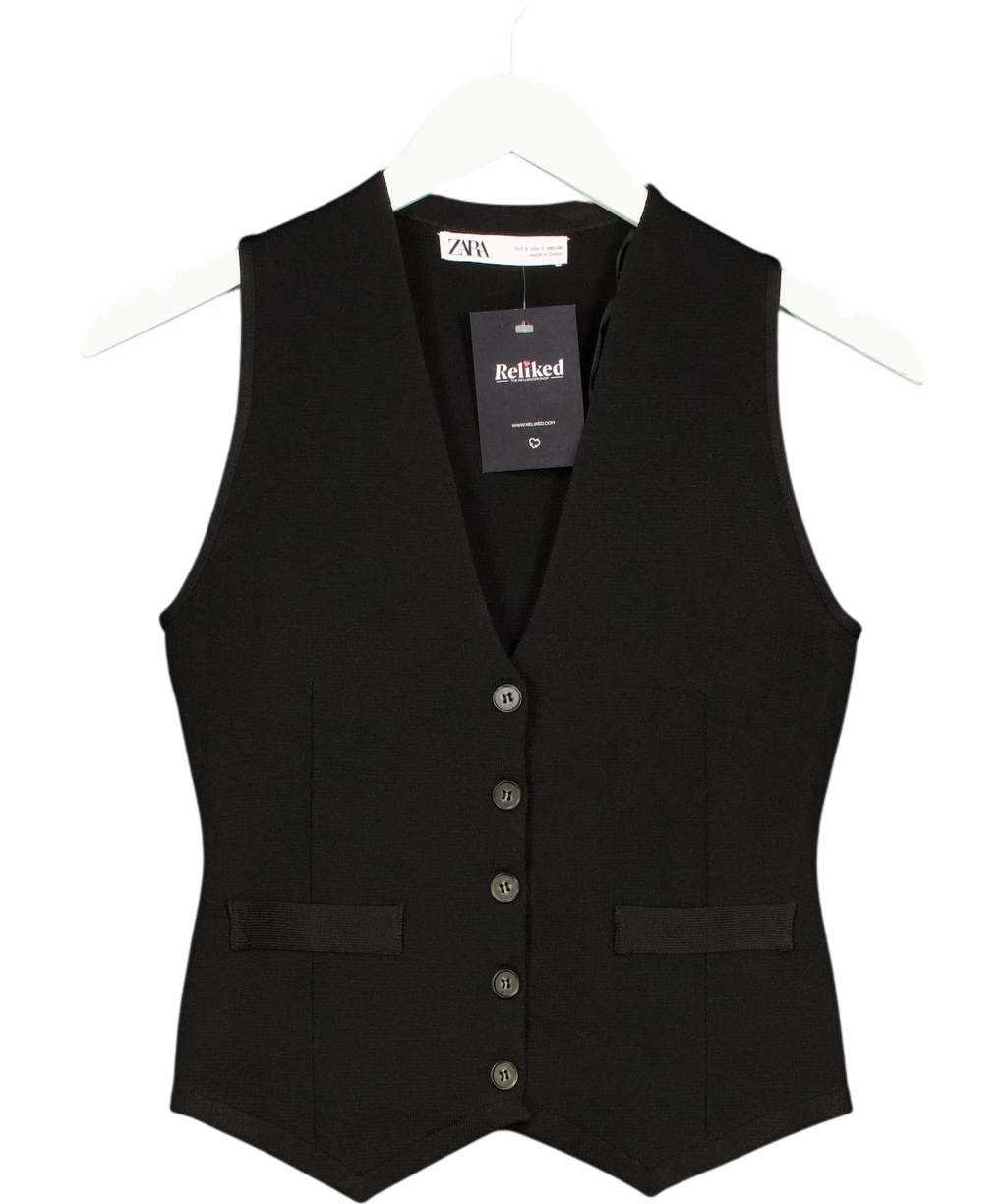 ZARA Black Colour, size UK S — front