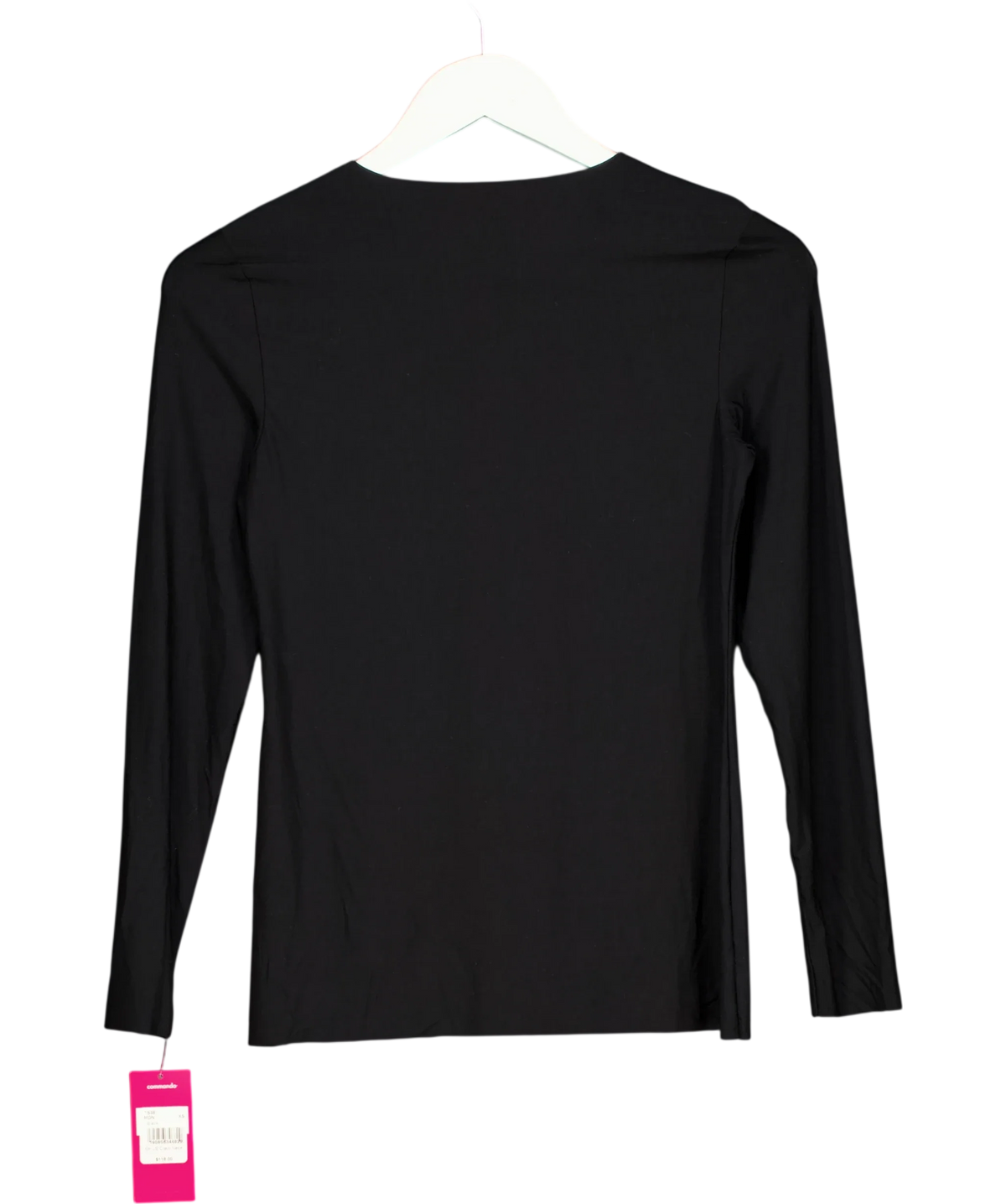 Commando Black Btr LS Crew Neck, size UK XS — back