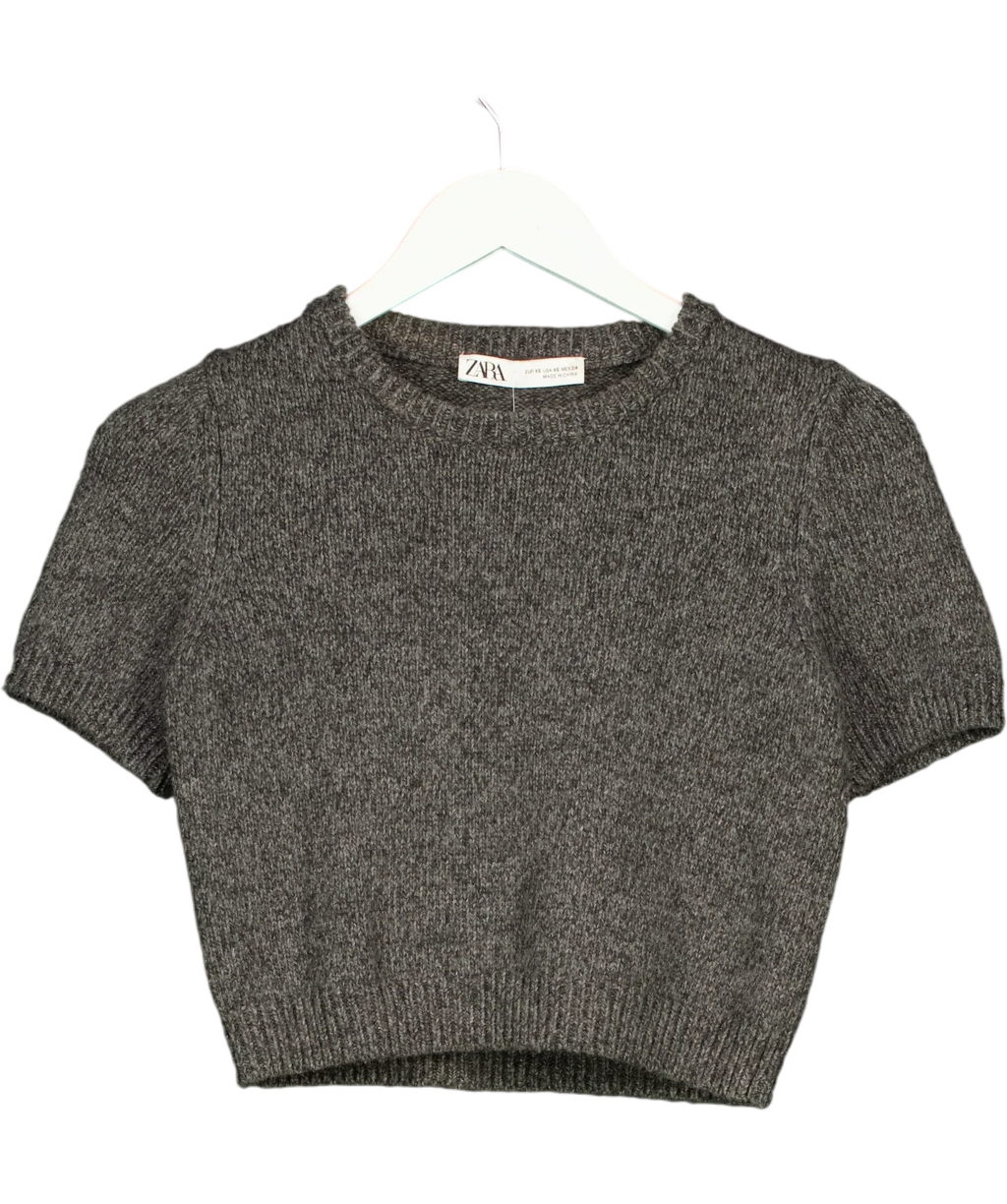 ZARA Grey Colour, size UK XS — front