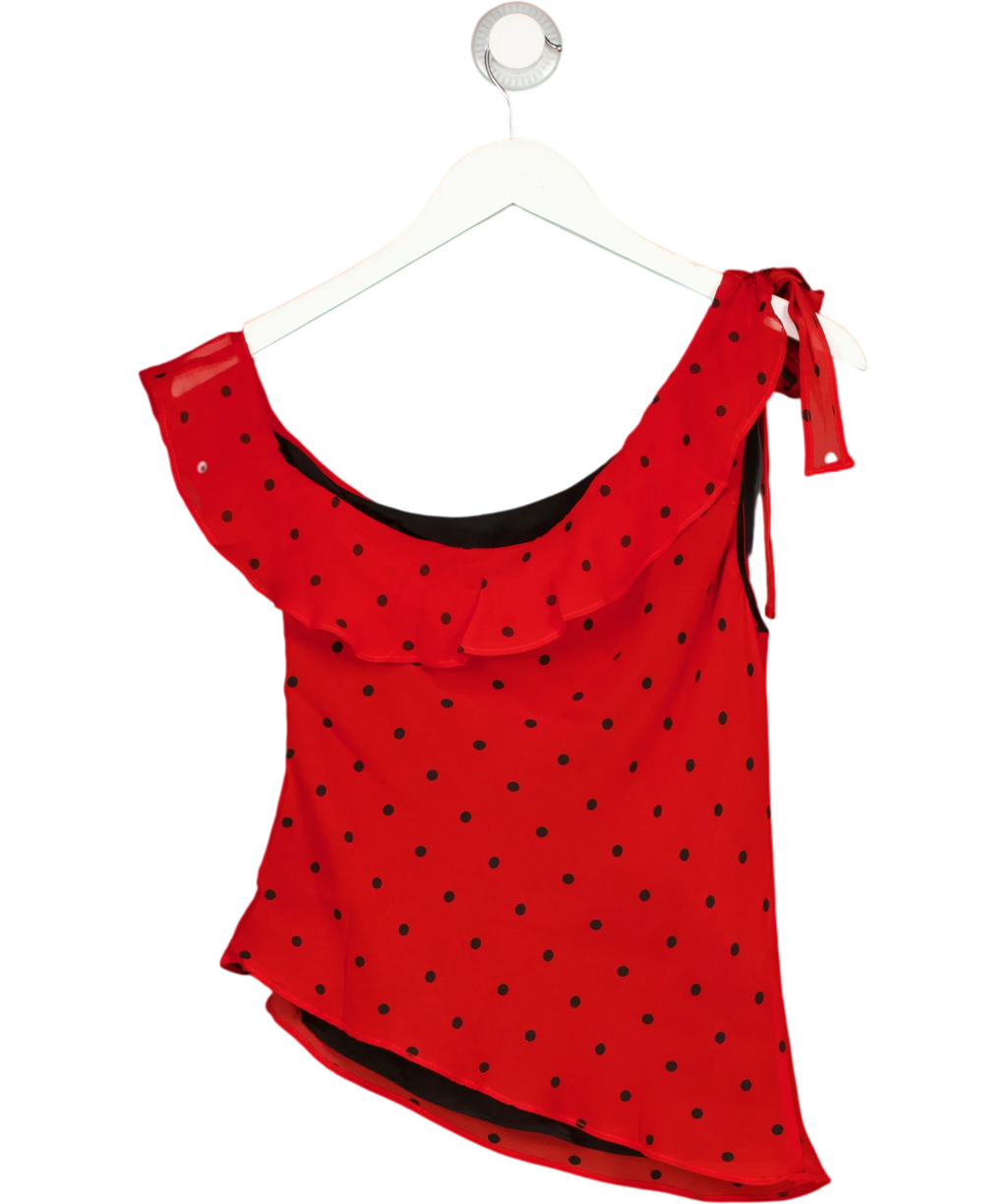 Réalisation Red The Samantha asymmetrical one-shoulder top, size UK S — back